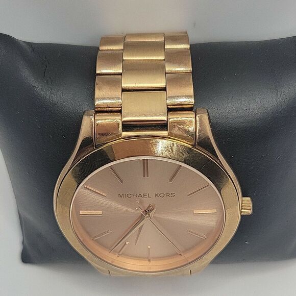 Michael Kors Runway MK3197 Unisex Stainless Steel Analog Dial Quartz Watch BC680 - Picture 4 of 10